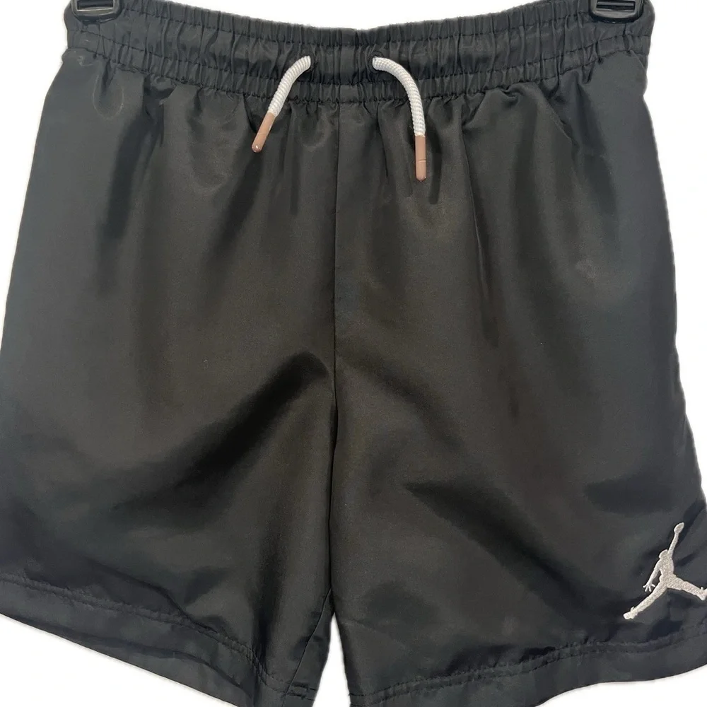 Jordan Black Boys Athletic Lined Shorts Size 8-10